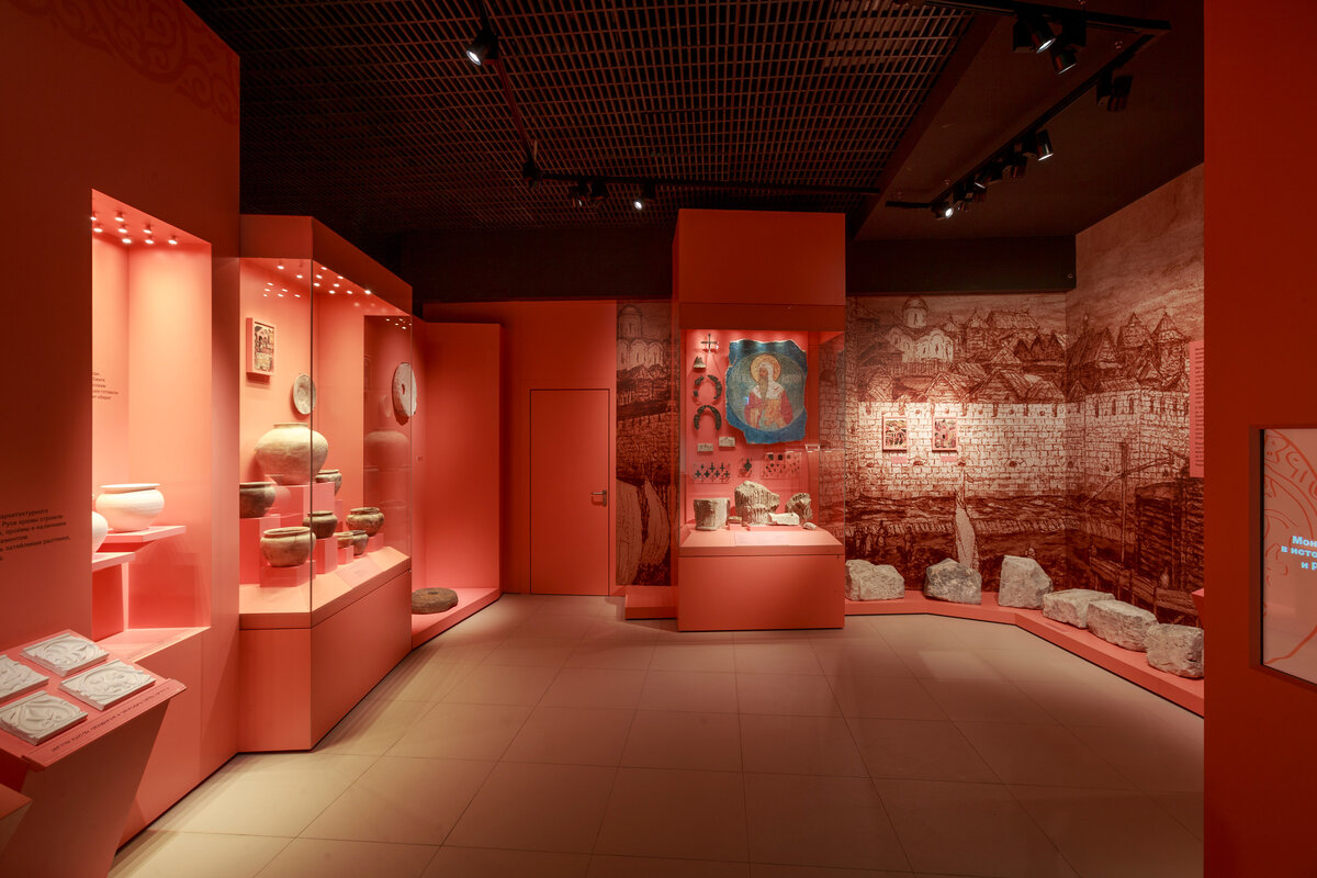 Экспозиция Музея Куликовской битвы.