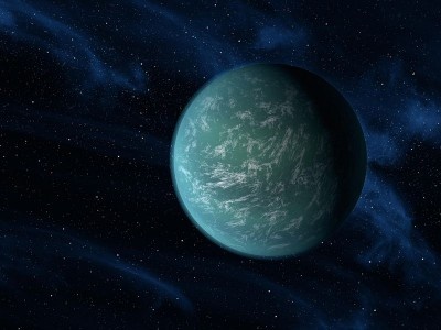 Kepler-22b в представление художника 