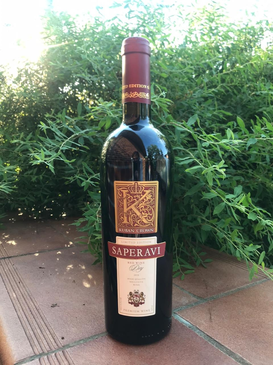 Вино Saperavi Cuban Crown (Краснодарский край)