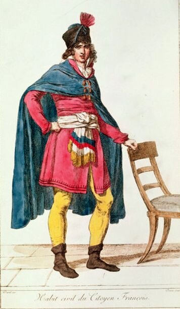 Костюм французского гражданина. Рисунок В.Д. Денона