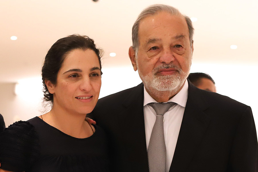 Карлос Слим со своей женой Соумайей (фото из интернета)