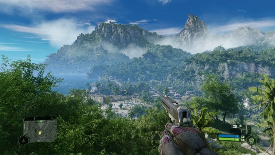 Студия Crytek опубликовала в Twitter-аккаунте первый скриншот PC-версии Crysis Remastered с максимальными настройками графики, который получил название «Потянет ли Crysis?» (Can it Run Crysis?). Ожидается, что он выжмет из ПК все возможности. При этом на консолях подобного режима не будет.