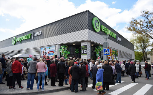 Открытие гипермаркета в Барановичах