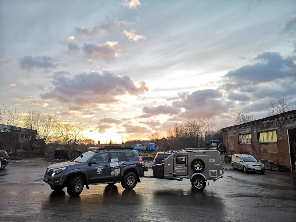 Прицеп занимает свое законное место. Высота шара 53 см