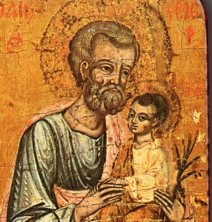 Иосиф Обручник с Младенцем Христом. http://orthodoxmoscow.ru/pravednyj-iosif/#prettyPhoto/0/