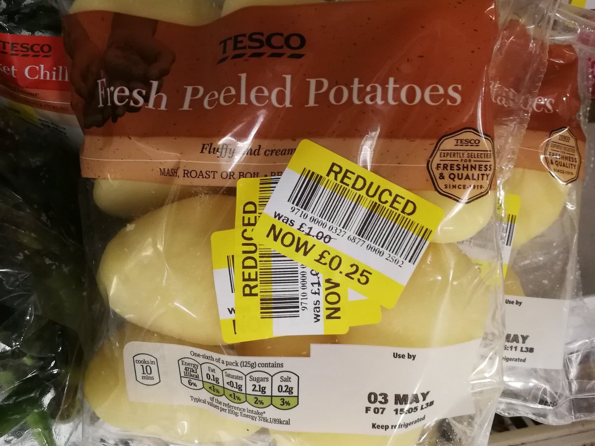 очищенный картофель