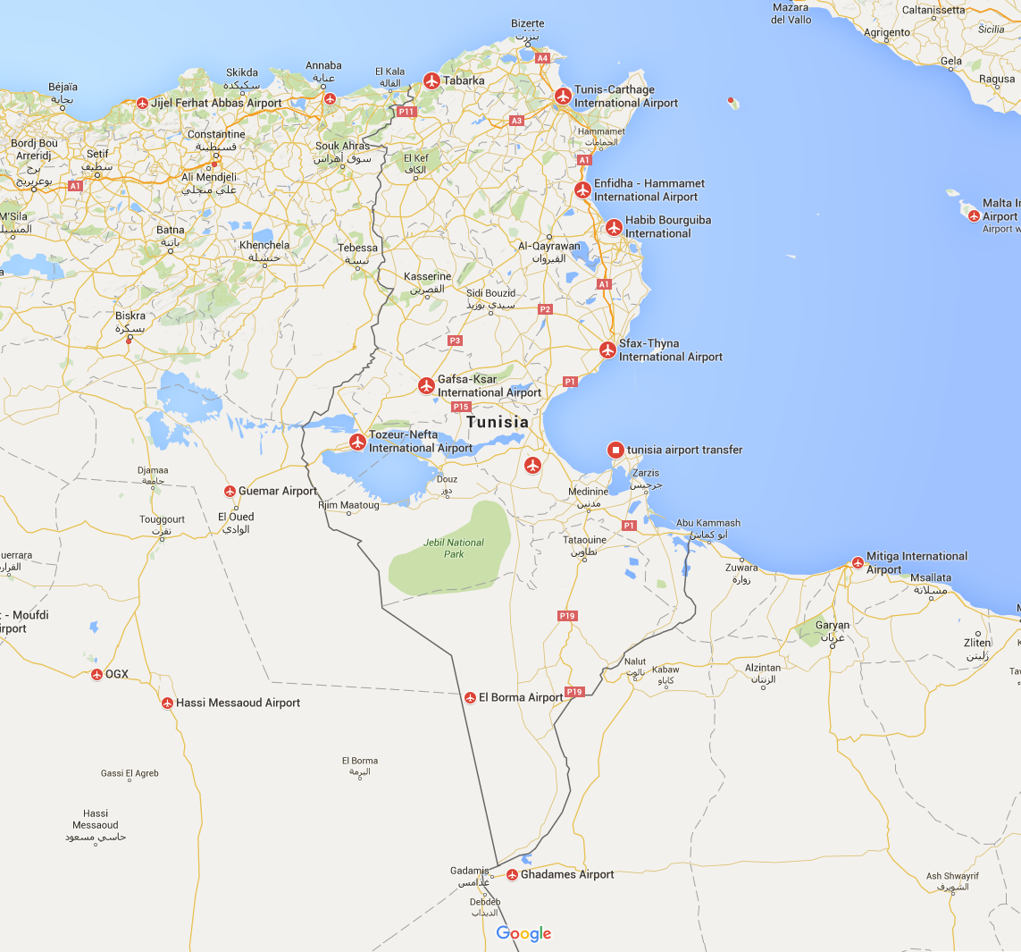 Покажи на карте где тунис. Аэропорт Энфида на карте Туниса. Аэропорты Туниса на карте. Энфида на карте Туниса. Международные аэропорты Туниса на карте.