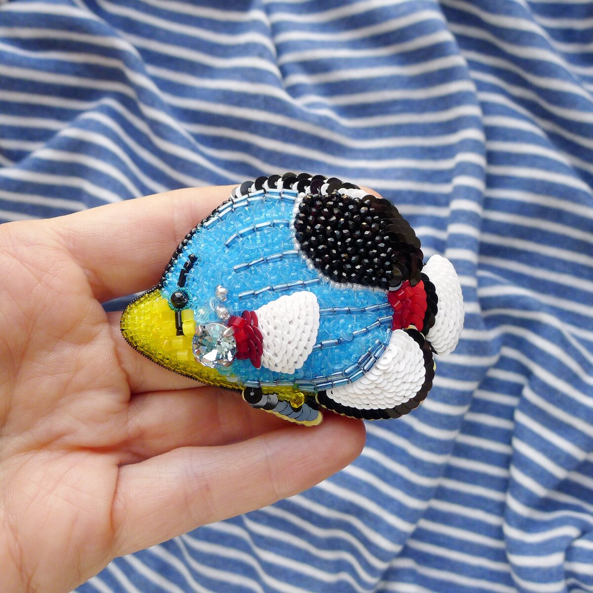 Брошь. Фото автора.