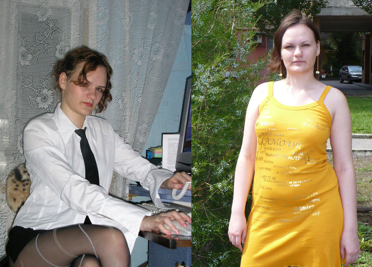 Из личного архива автора. Слева 18 лет, справа 23 года.