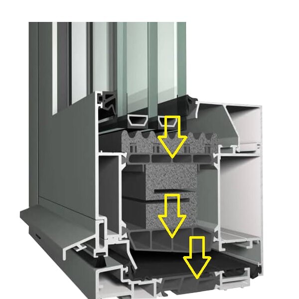 Термический разрыв в алюминиевых окнах, что это