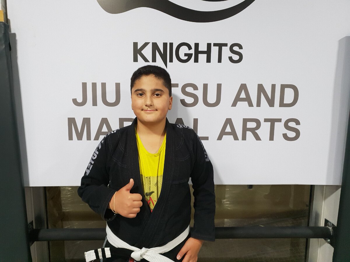 Иордания, Амман. Юный черкес, занимающийся джиу-джитсу