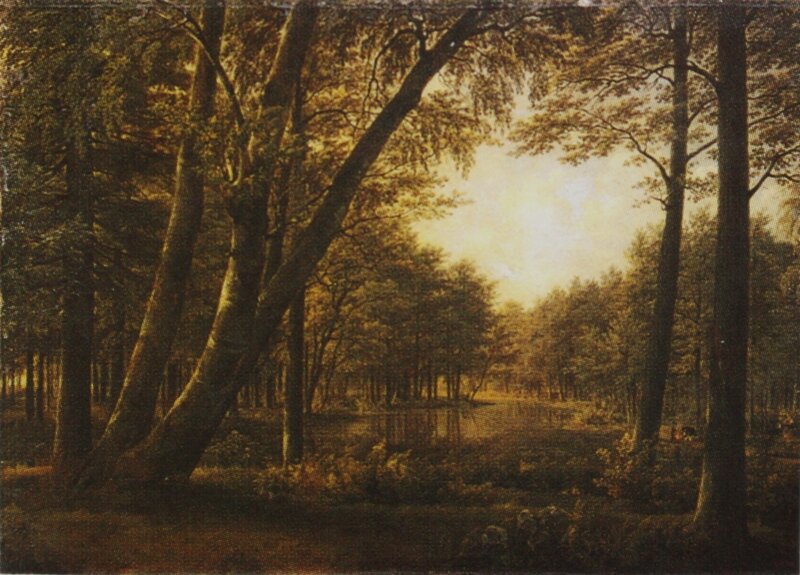 М.И.Лебедев. Вид на Петровском острове в Петербурге. 1832. Государственный Русский музей 
