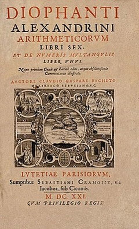 Латинский перевод Арифметики (1621) 