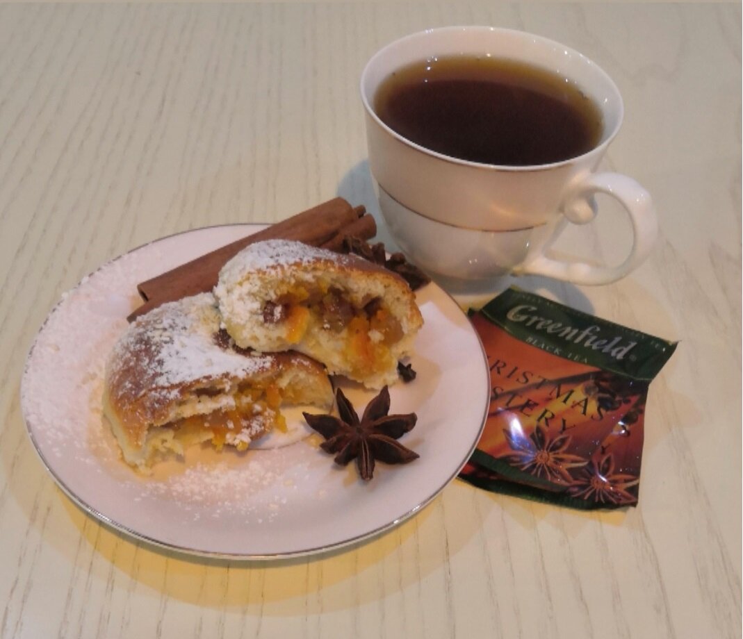 Пирожки с мандариновой кожурой. Аромат - вау, и вкусно