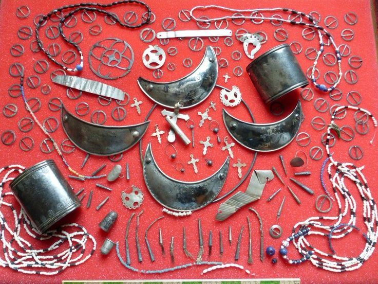 Изделия из торгового серебра для подарков и меновой торговли с индейцами