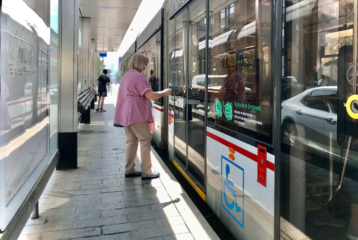 Москва, 2021 год. Трамвай Витязь-М