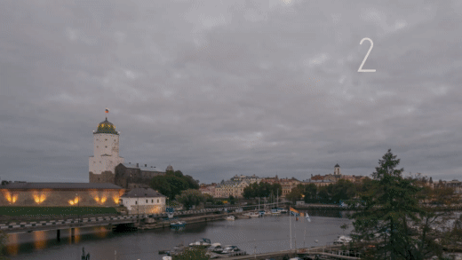ВЫБОРГ. ДОСТОПРИМЕЧАТЕЛЬНОСТИ. Magic of Viborg. Кадр из ролика.