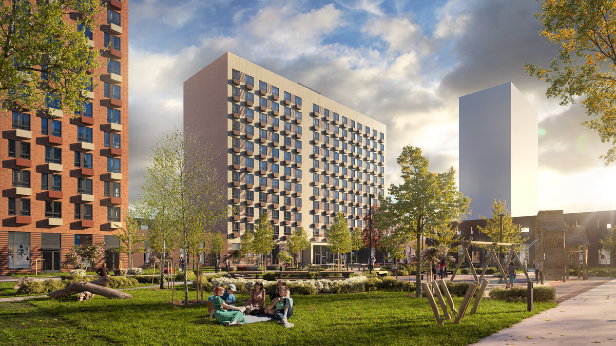 3D-визуализация проекта «Зелёный парк»