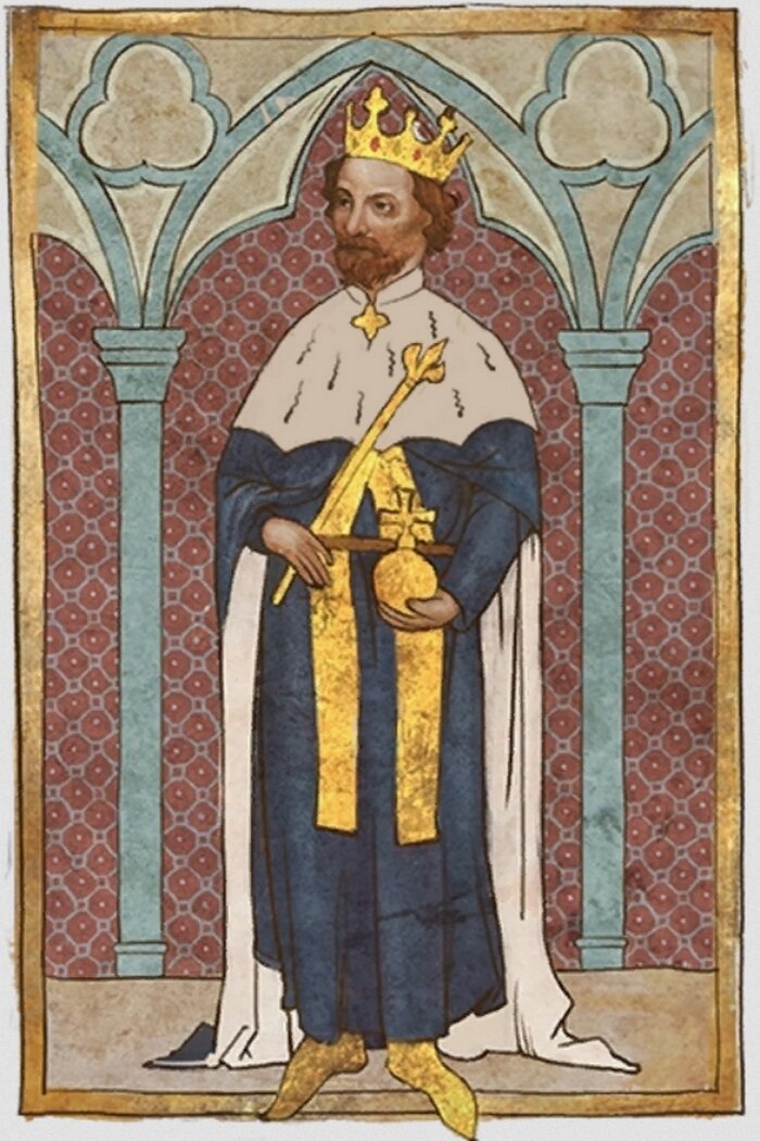 Король Чехии и Германии Вацлав IV (1361-1419).