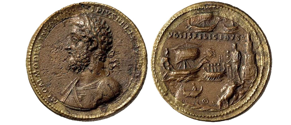 Медальон императора Луция Элия Аврелия Коммода (177 – 192 гг. н.э.). Яндекс картинки.