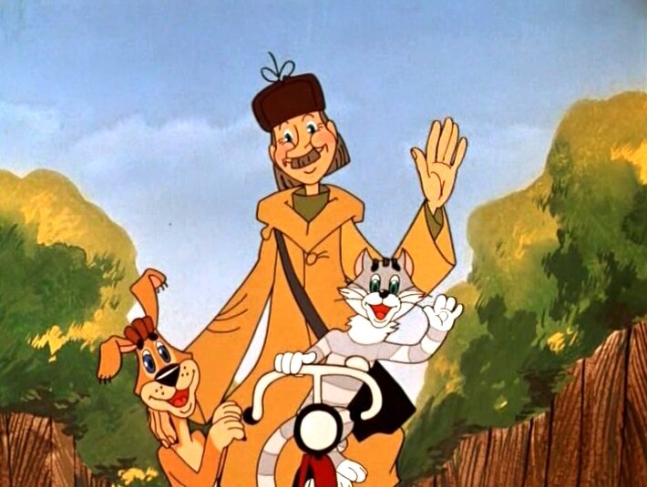 Приветствую вас, дорогие друзья! Сегодня мы предлагаем вашему вниманию викторину по известному советскому мультфильму "Трое из Простоквашино".