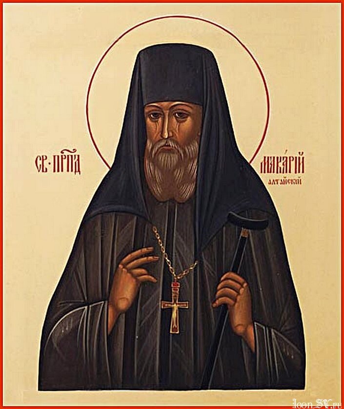 Преподобный Макарий, просветитель Алтайский (икона)