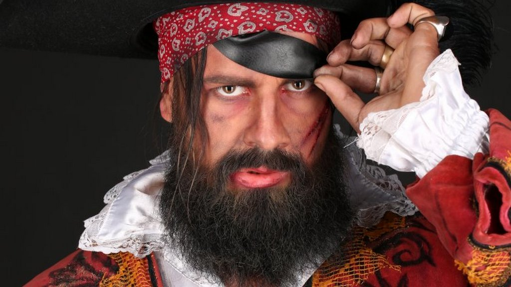 Какой полководец носил повязку на глазу. Повязка пирата. Одноглазый пират. Повязка на глаз для пирата. Пират фото.