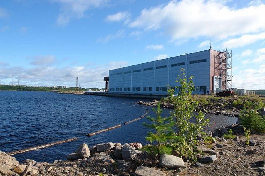 Путкинская ГЭС, верхний бьеф 