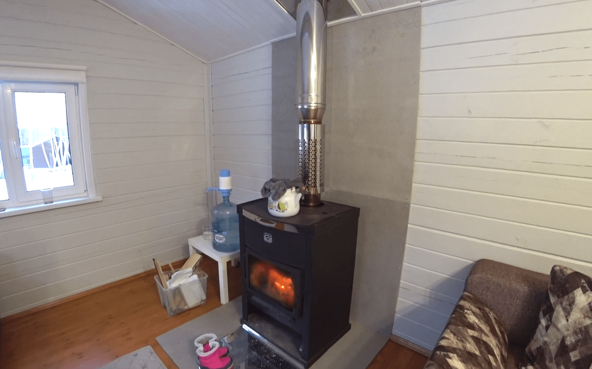 Печи камины: преимущества и особенности в использовании - экономная Печь Камин со стеклянной дверцей Теплодар