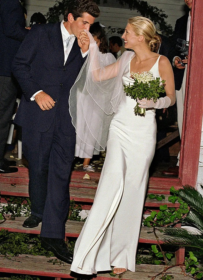 Свадьба Кэролин Биссет и Джона Кеннеди-младшего