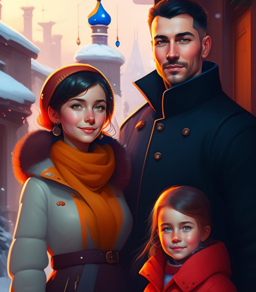 Счастье — это иметь большую, любящую, заботливую, дружную семью.