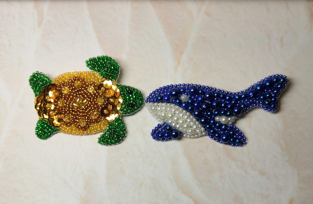 Черепаха - старая работа. Кит - из последних