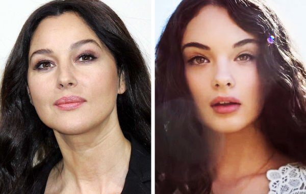 Моника Беллуччи и Дева Кассель