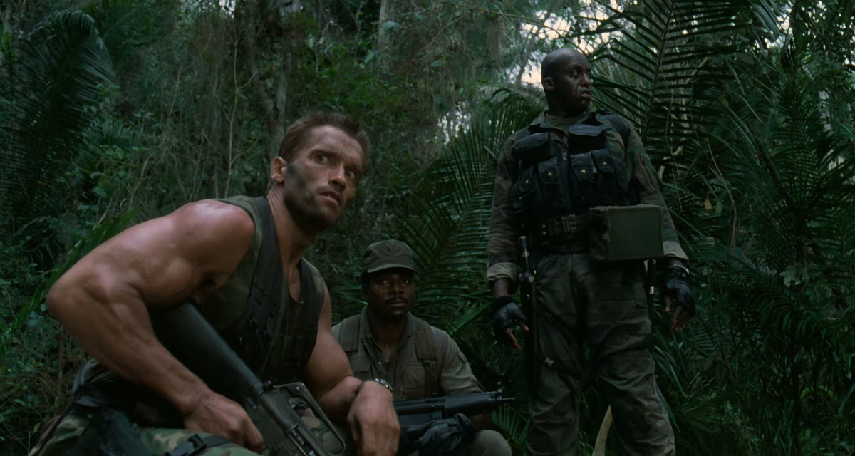 кадр из фильма Хищник