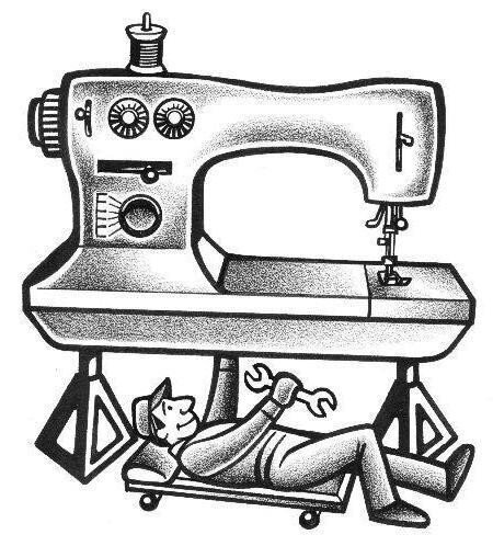 Швейная машинка подольск не захватывает нижнюю нить, что делать?