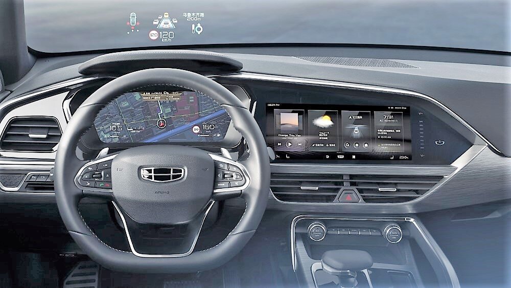 салон купе-кроссовера Geely FY11