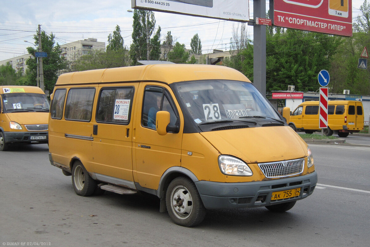 ГАЗель на маршруте № 28 Железнодорожный вокзал — Химзавод