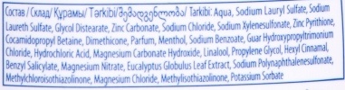 Состав шампуня против перхоти «Head and Shoulders», производства фирмы Proctor&Gamble
