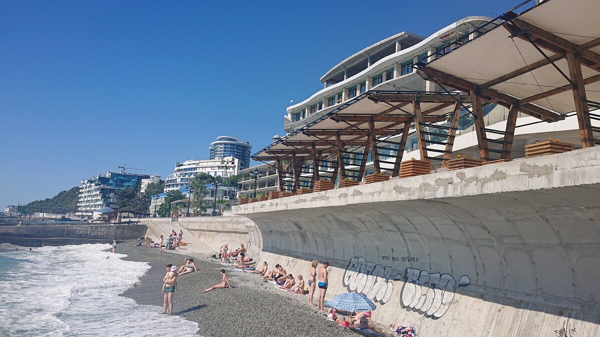 Места прекрасны. Но посмотрите на то, какие узкие пляжи!!!