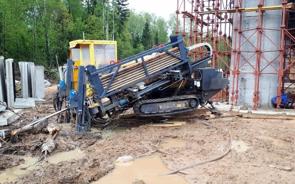 Буровая установка для проведения мероприятий по прокладке ВОЛС методом ГНБ