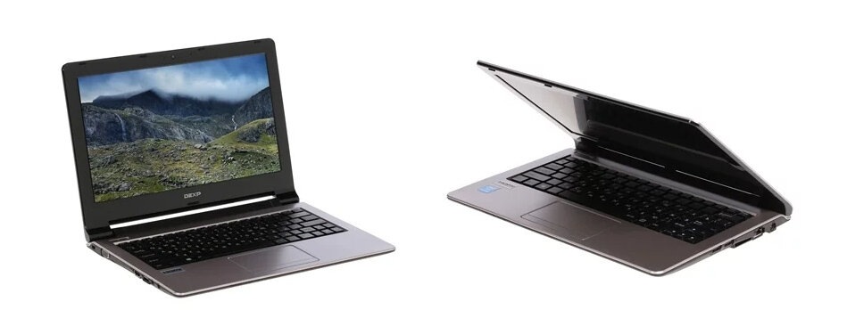 DEXP T114 выглядел так, когда продавался новым. Сейчас он сильно потрепан