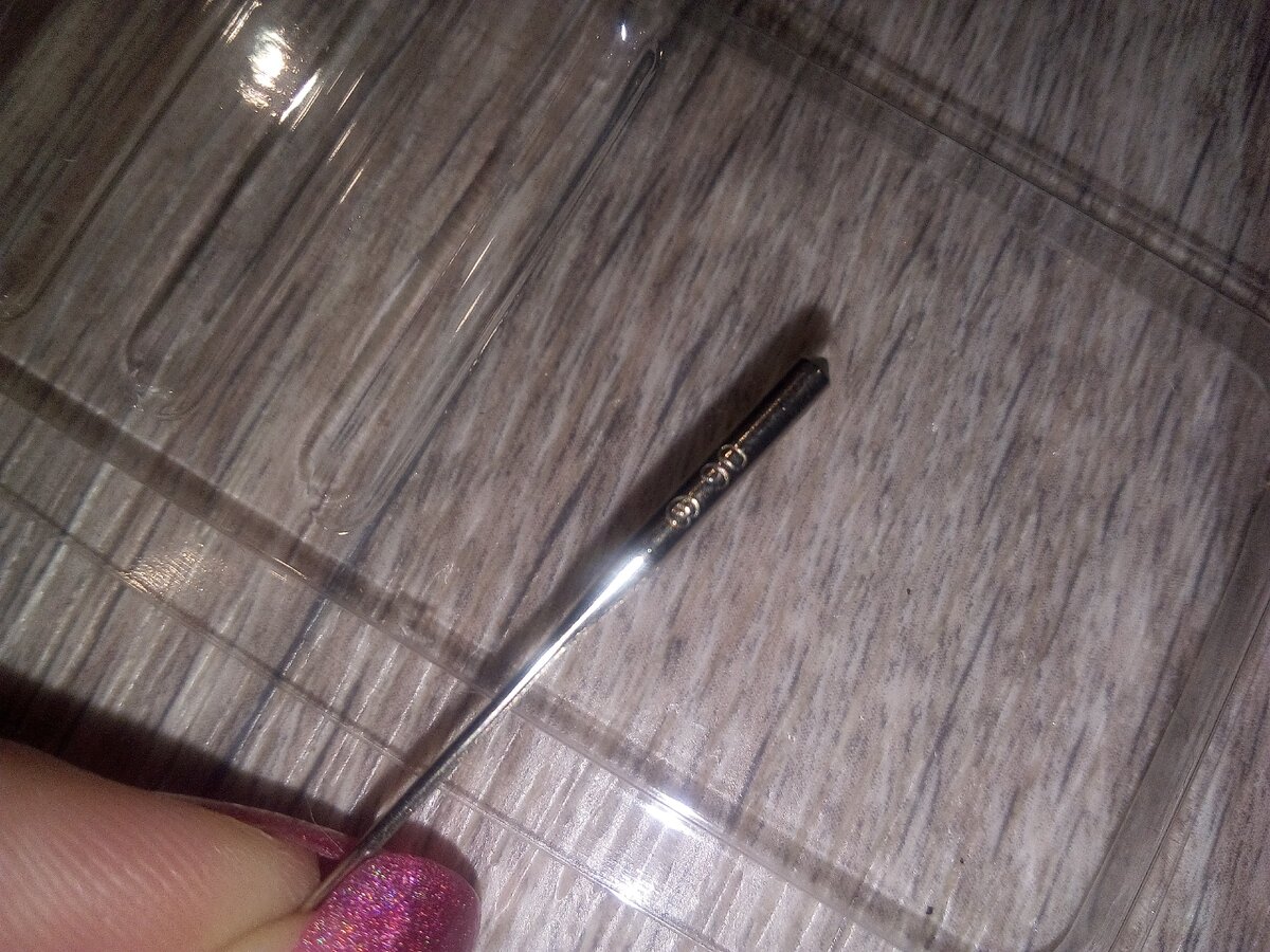 Размер машинной иглы