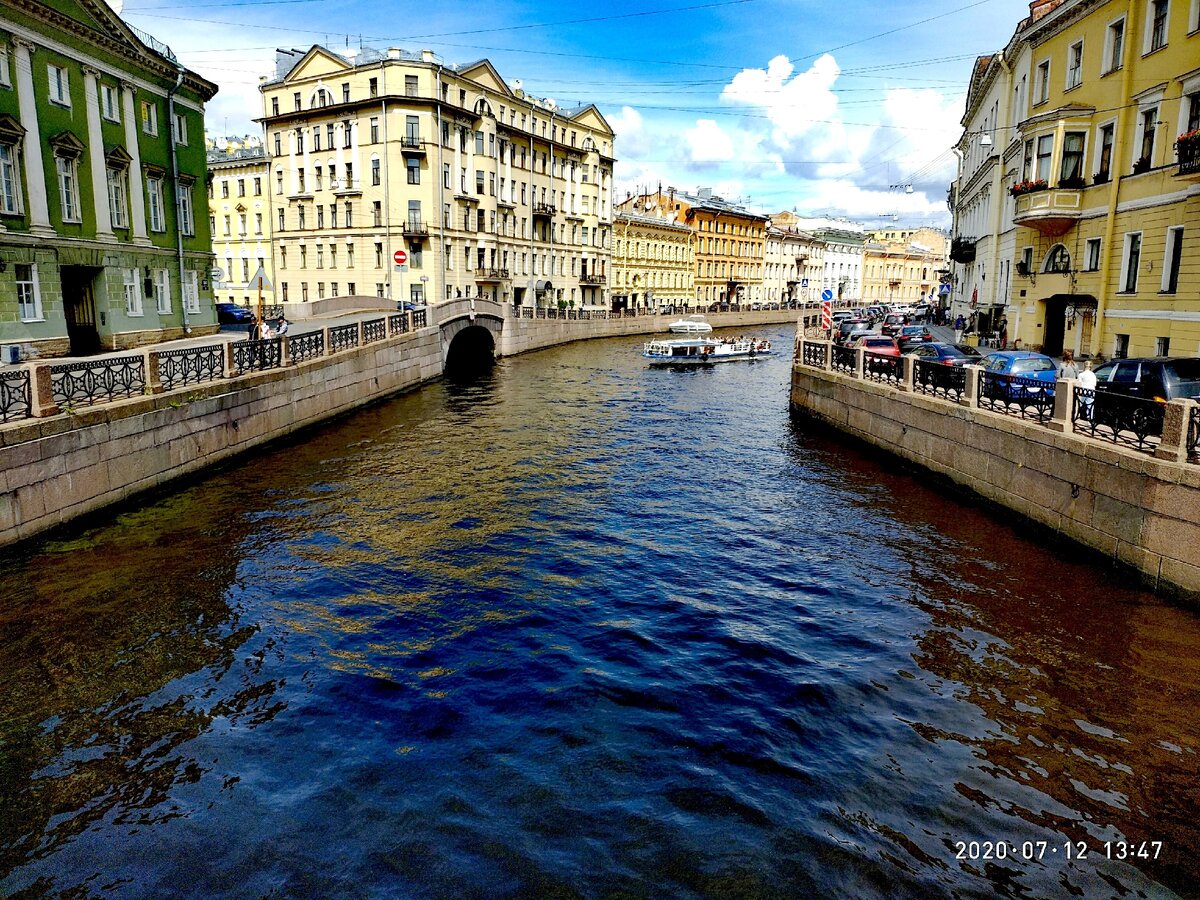 Санкт-Петербург, р.Мойка, 12 июля 2020г. Фото автора