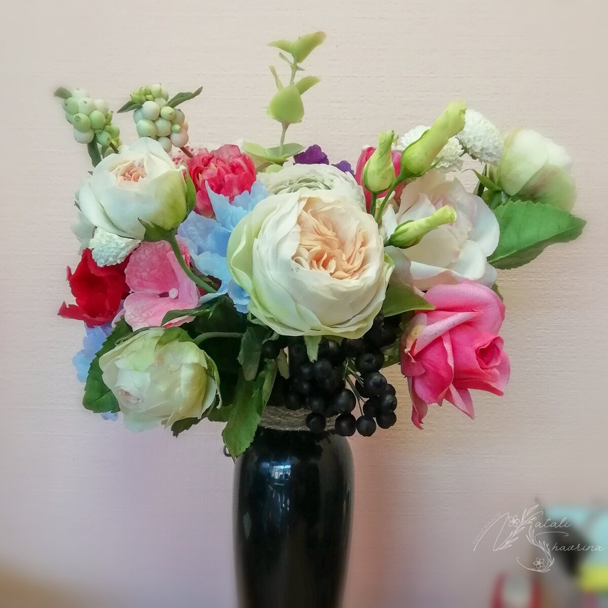 Мои цветы из холодного фарфора 