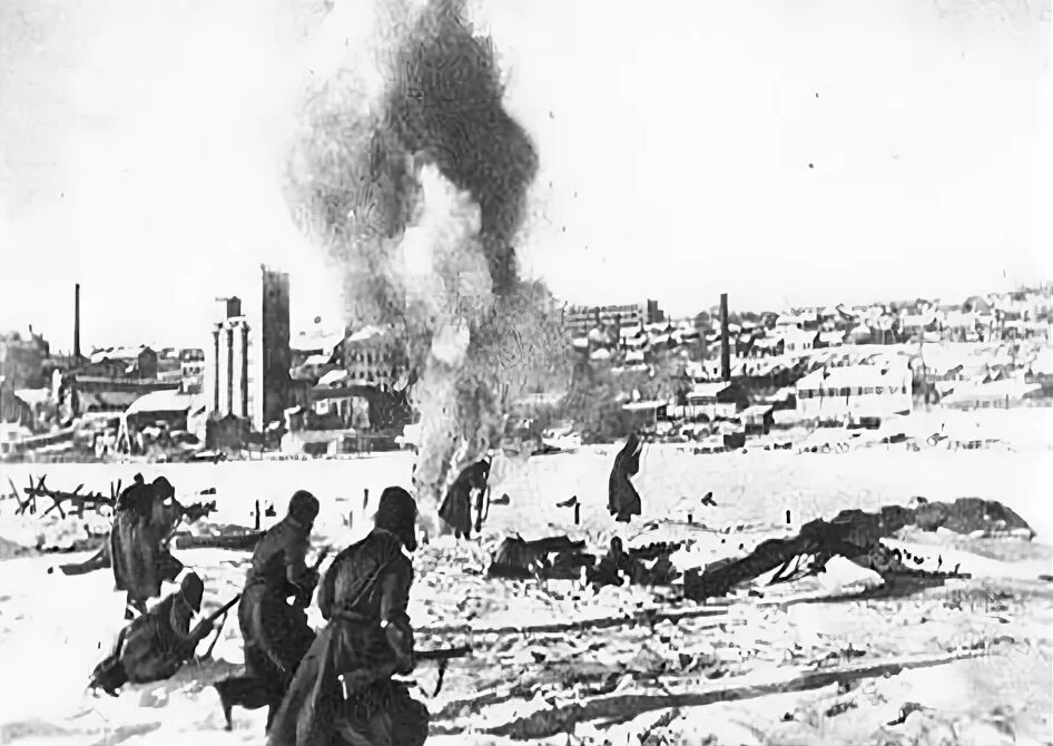 Уличные бои в Ростове-на-Дону. Ноябрь 1941 года. Фото из открытых источников