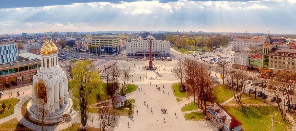 Площадь Победы. Центральная часть Калининграда.