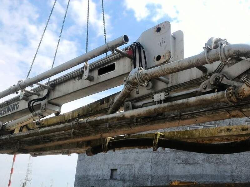 Стационарная бетонораздаточная стрела Schwing KVM 39/35 