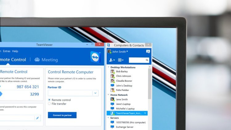 TeamViewer — приложение для управления компьютером со смартфона Загружено с ошибкой.
