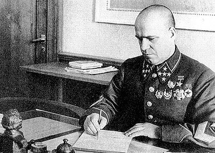 Г. Жуков в должности начальника Генштаба