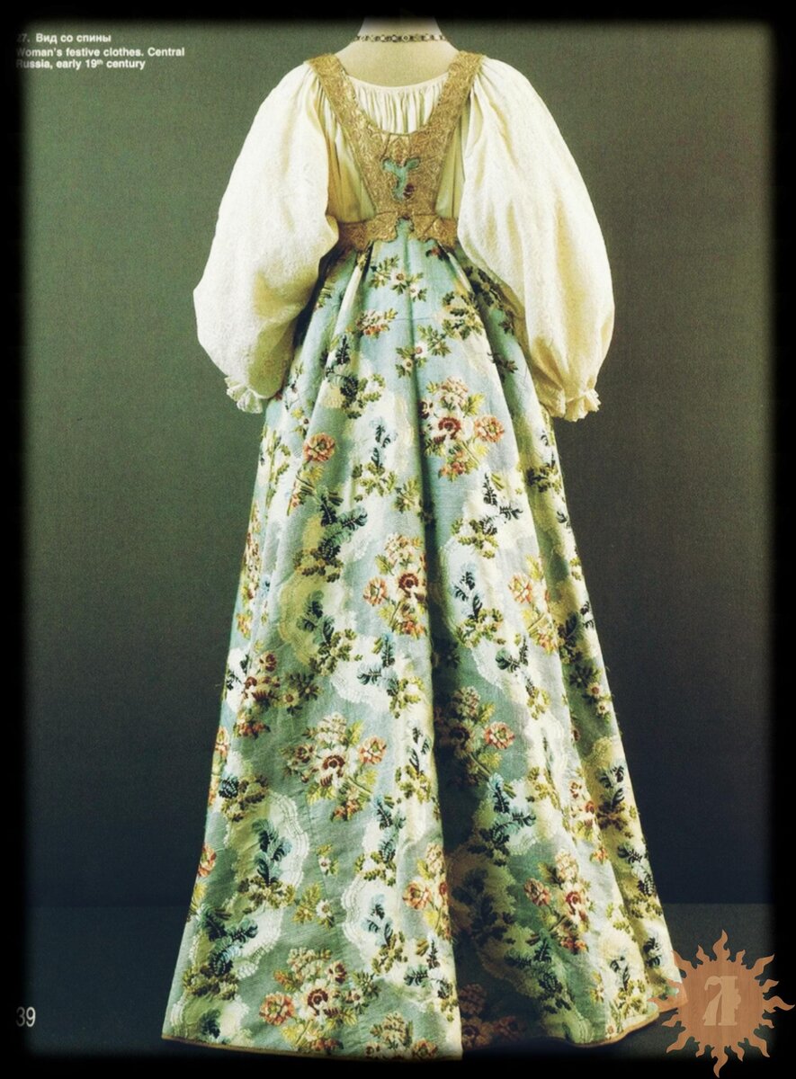 изображение из книги "Русский народный костюм. Государственный исторический музей". М., «Советская Россия», 1989.
